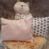 katzenkissen raschelnd
